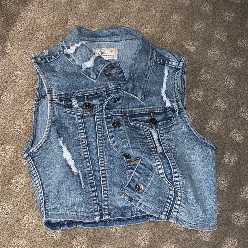 Denim vest